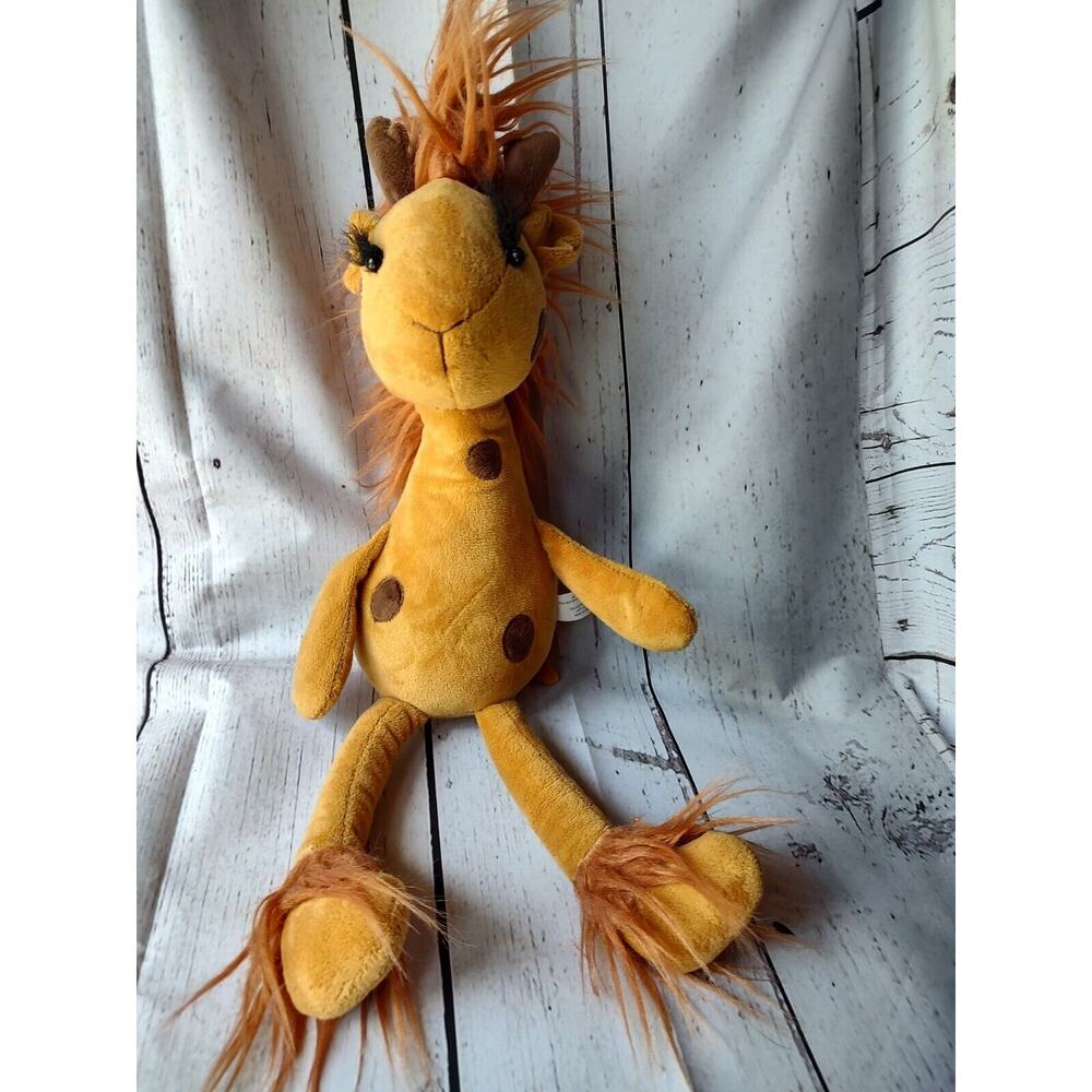 Hobby Lobby Plush Giraffe Long Lashes Fluffy Hair Long 18” Stuffed Animal